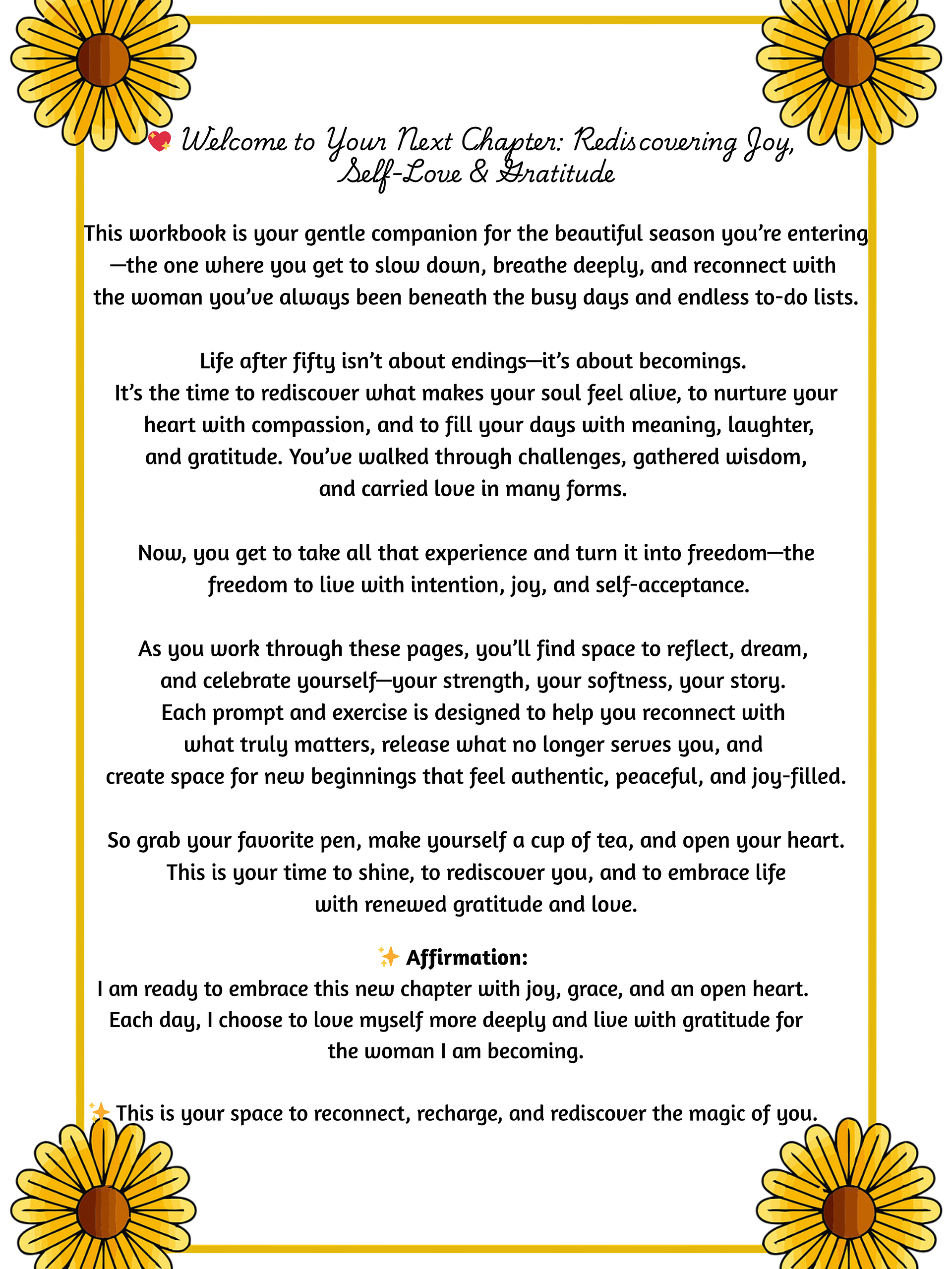 🌸 Finding Joy Workbook for Women | Printable Self-Discovery & Mindfulness Journal product image (2)