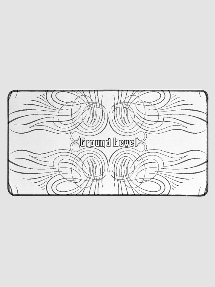 White & Black Desk Mat product image (1)