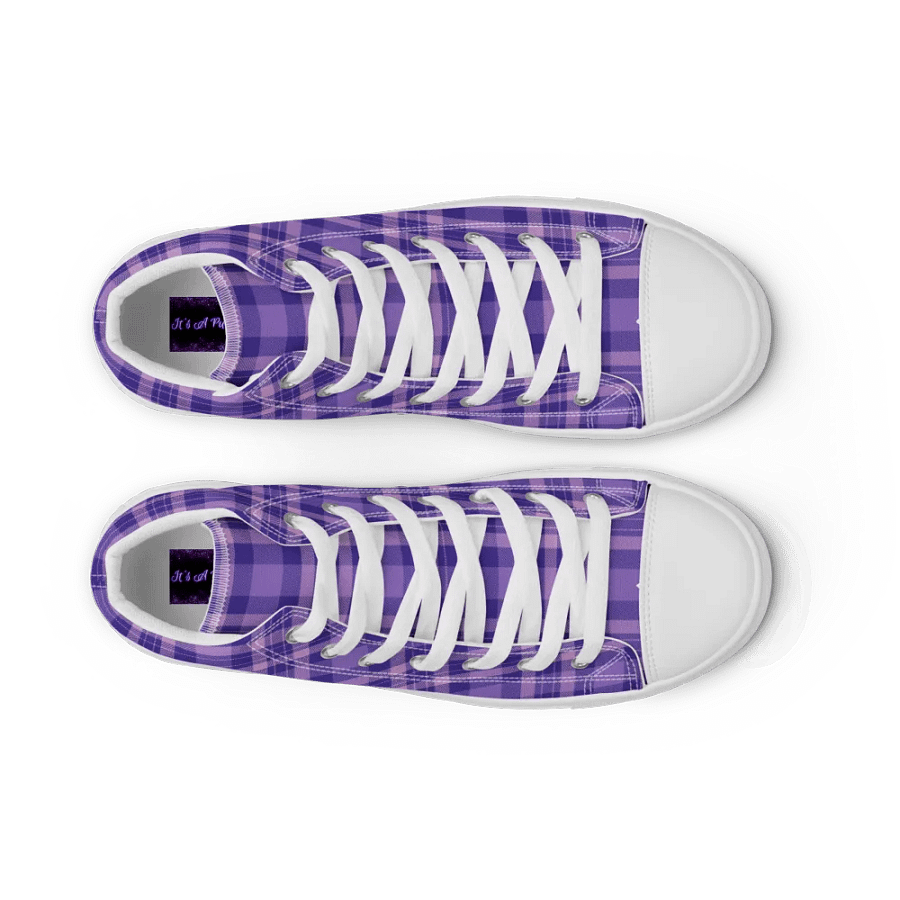 Men's Purple Tartan High Tops product image (9)