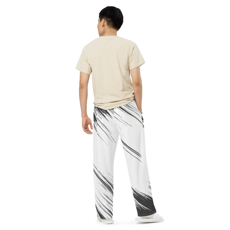Pants black and white product image (10)