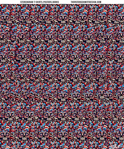 Unfocus your eyes to see the hidden image. It's a stereogram 🥰
 #opticalillusion #stereogram #quiz #illusion #3d #asmr #art