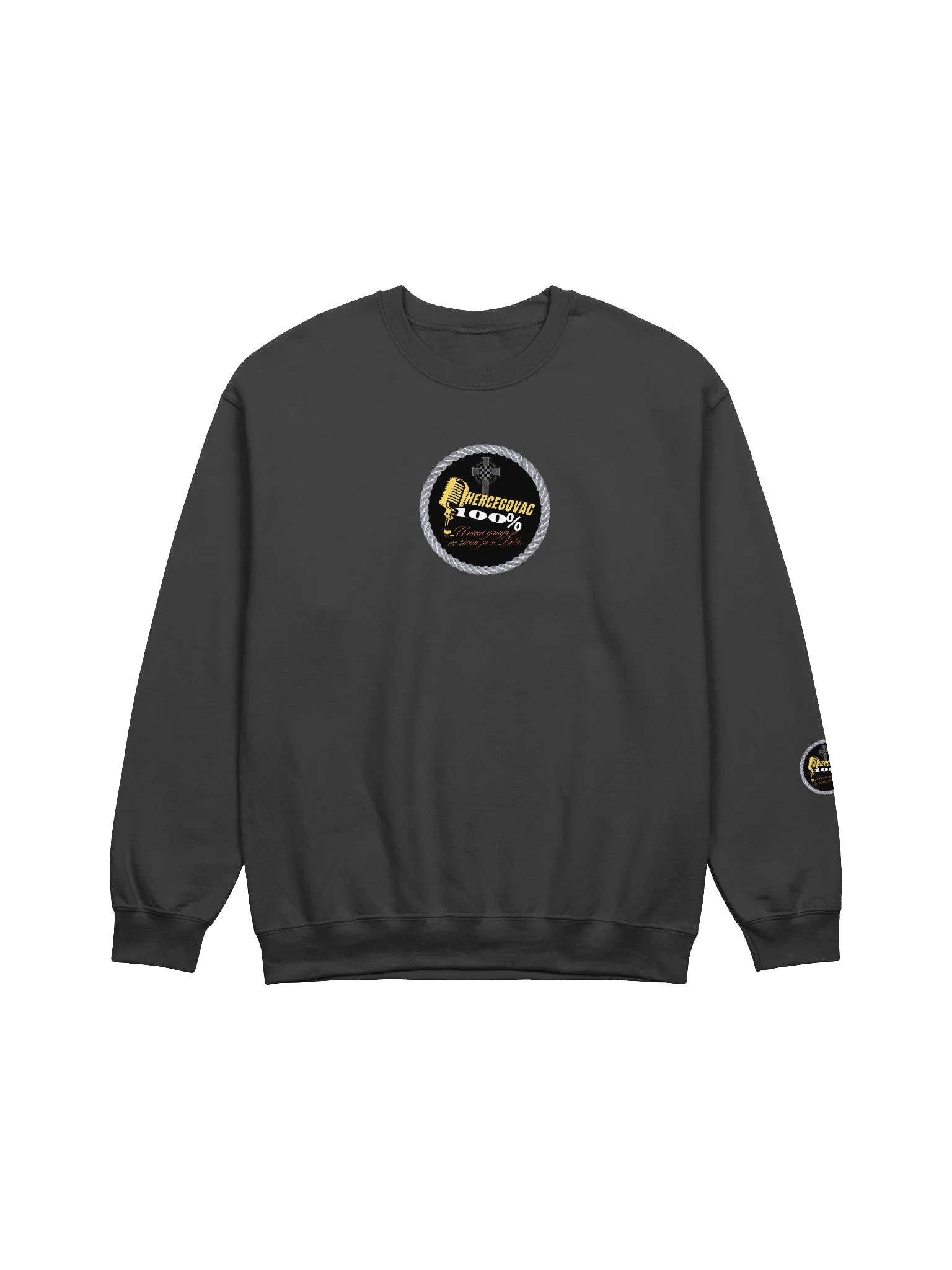 Hercegovac 100% Vintage Microphone Crewneck product image (6)