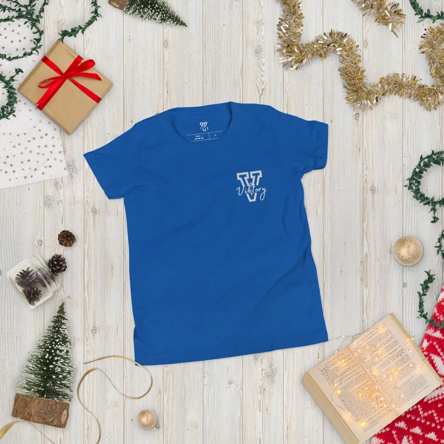 Kids Shirt Blue (white logo) product image (3)