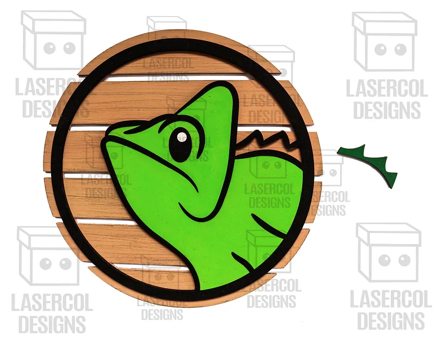 Animals DIY Paint Kit Puzzle Set 4 - Laser Cut Files product image (6)