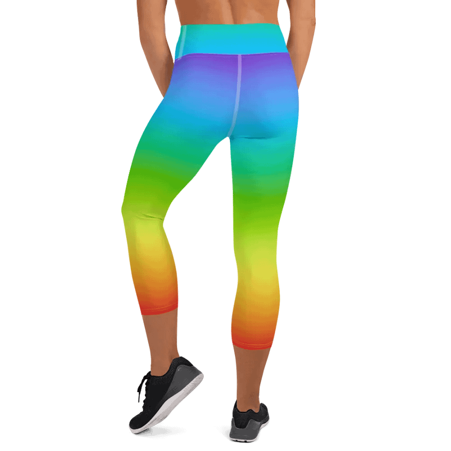 Rainbow Yoga Capri Leggings product image (5)
