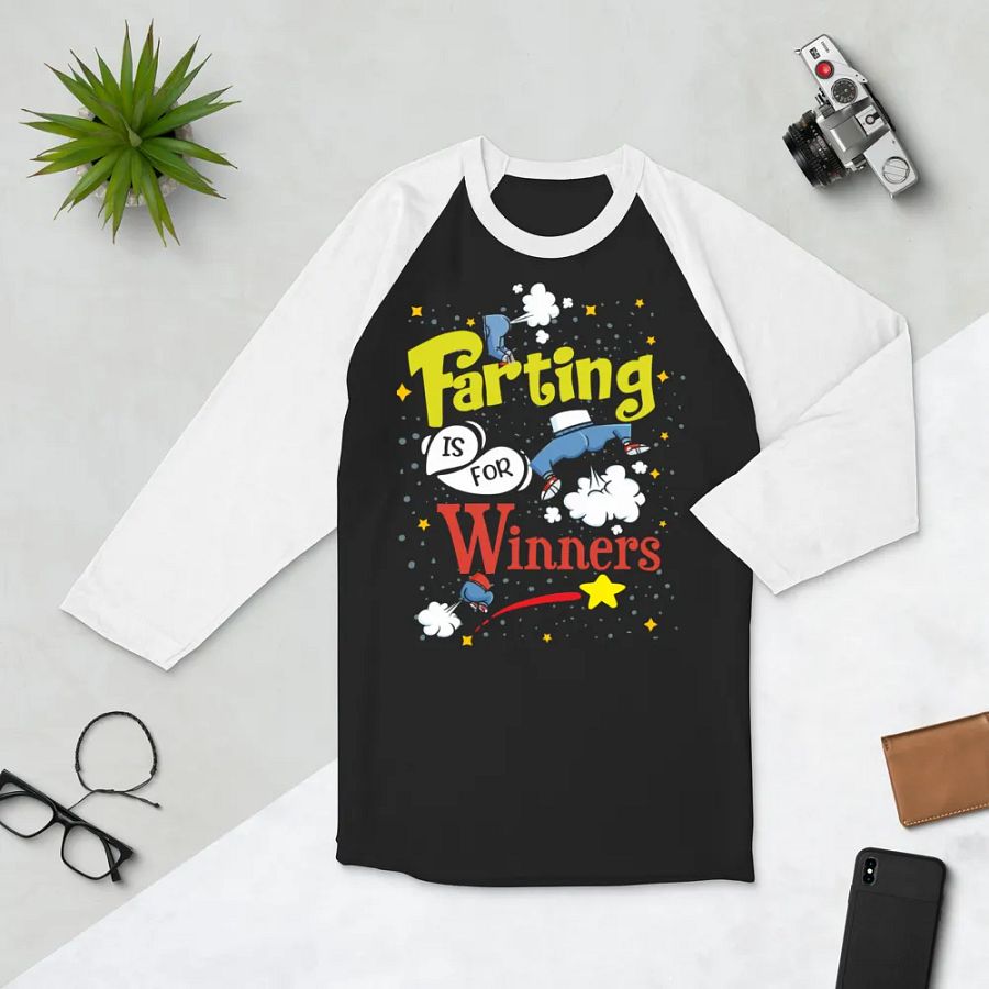 Farting Is For Winners raglan product image (9)