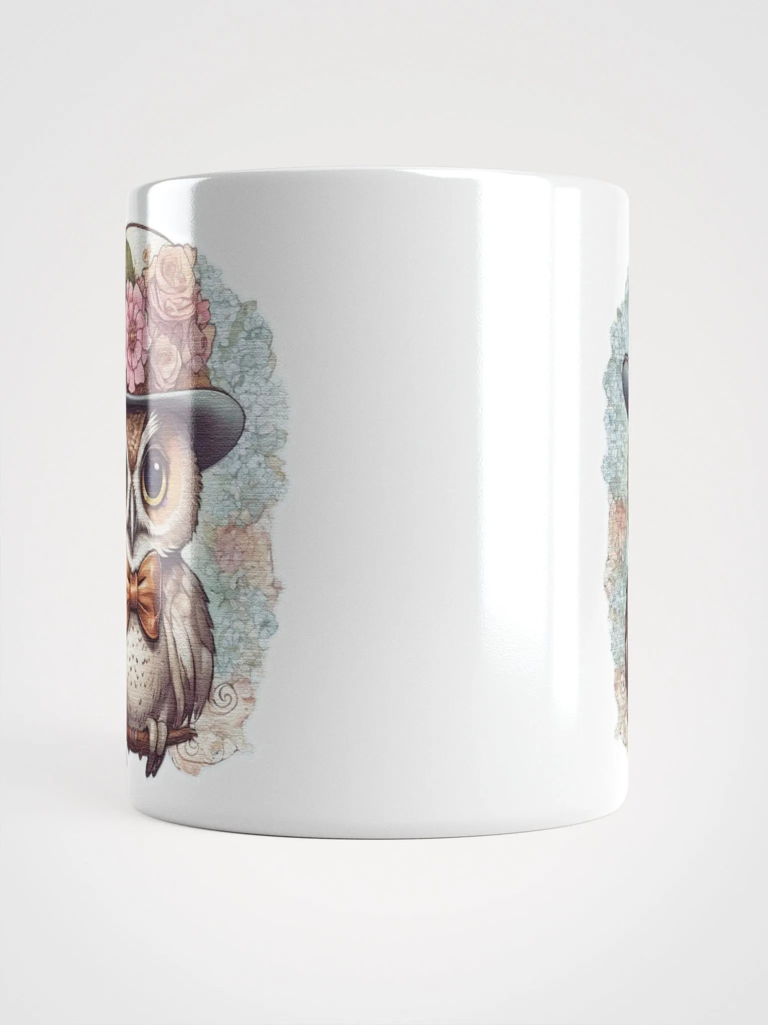 owl wearing a hat and a bow tie Mug product image (5)