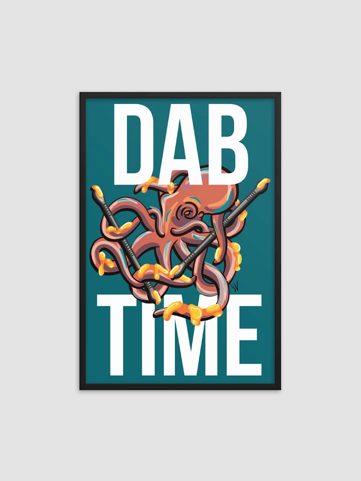 Dabbing Septopus 24x36in High Quality Framed Matte Poster product image (1)
