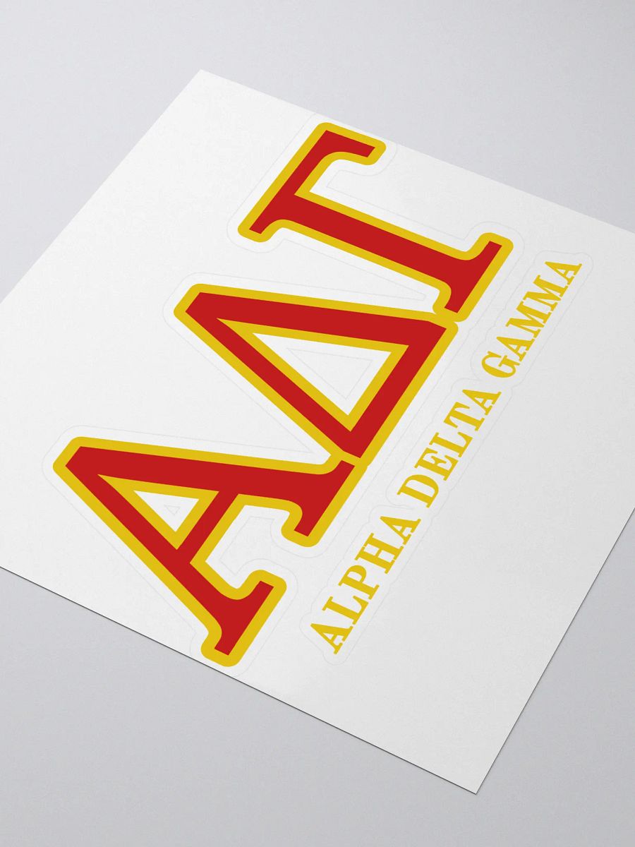 Copy of ADG Greek Letters Red/Gold - Sticker product image (3)
