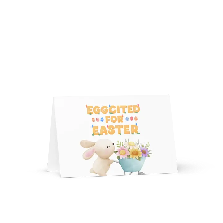 Eggcited for Easter Card product image (2)