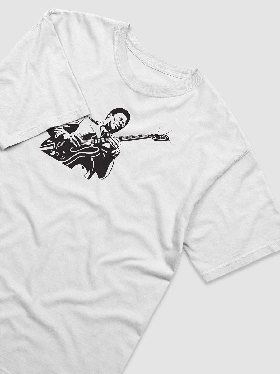 Feel the Blues with our BB King Guitar T-Shirt: A Nostalgic Ode to Music History and Vintage Style! Essential T-Shirt for women men product image (3)