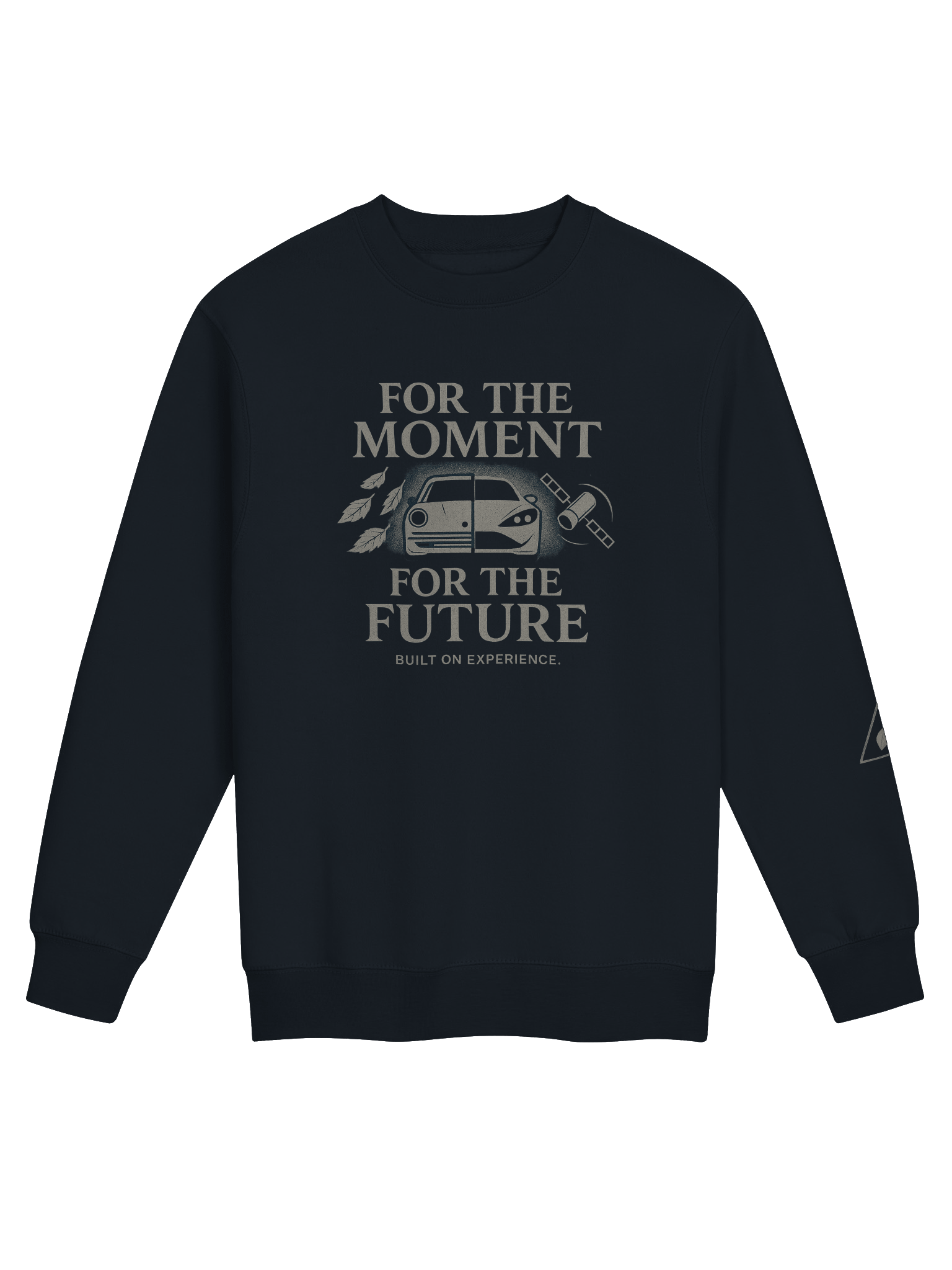 FOR THE MOMENT / FOR THE FUTURE — Premium Streetwear Crewneck (Lane Seven LS14004) product image (1)