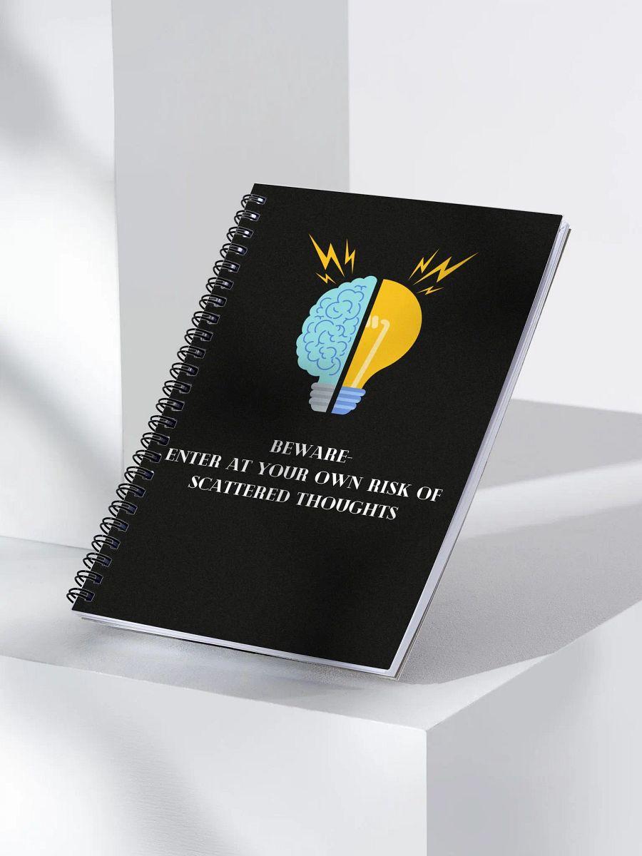 Scattered Thoughts Notebook Black product image (3)