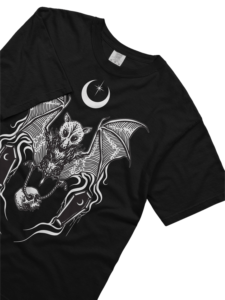 Gothic Bat and Skull Comfort Tee product image (5)
