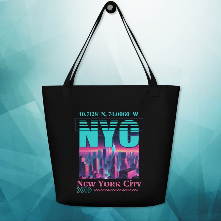 NYC New York City Graphic Tote product image (1)