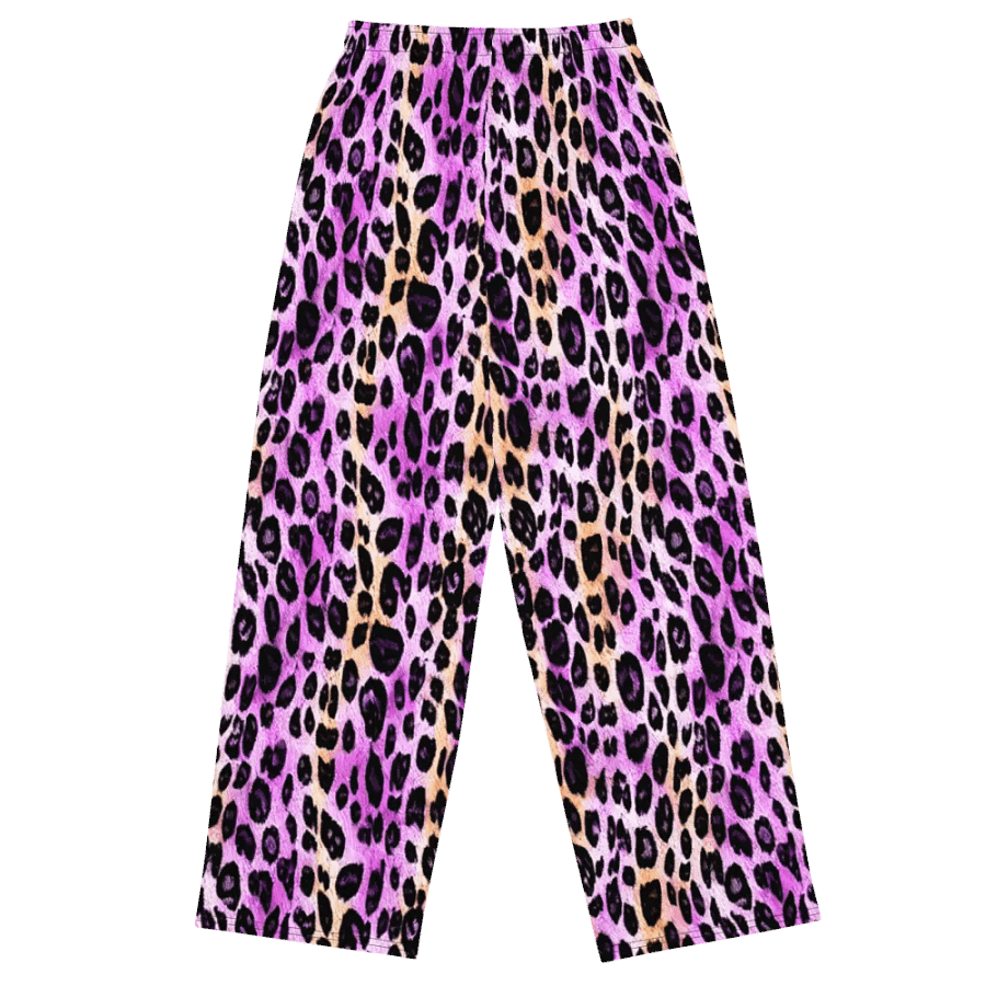 Purple Beige Leopard Pants product image (2)