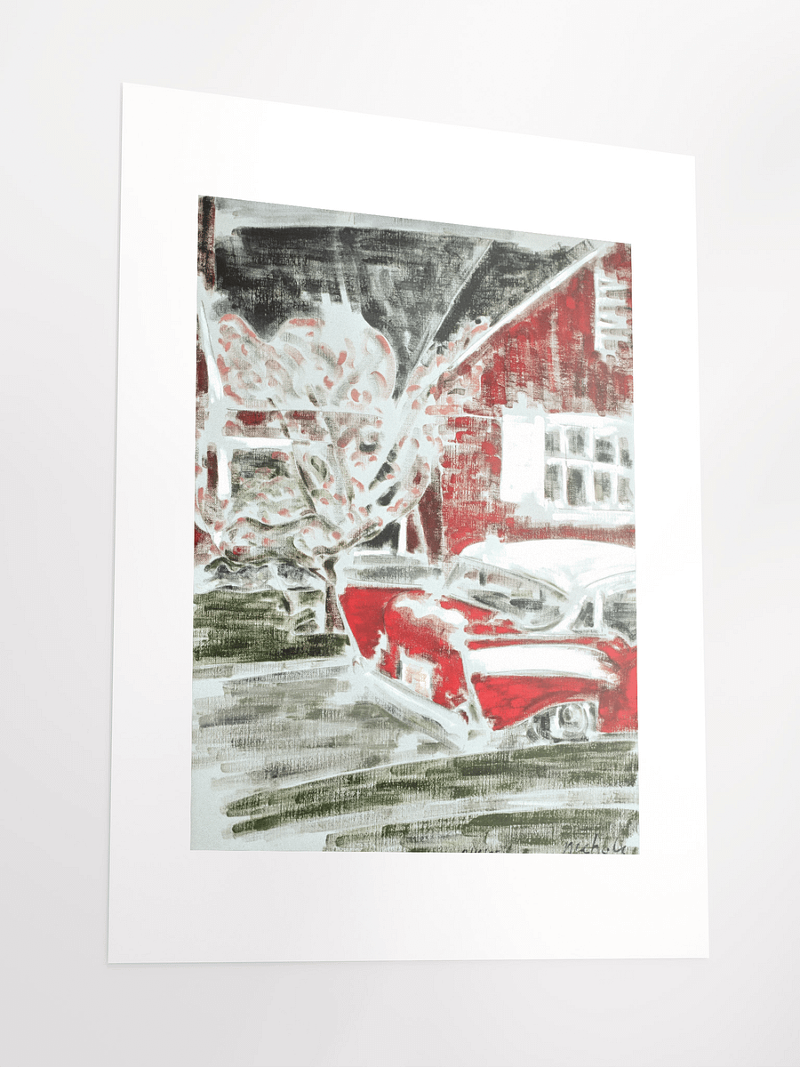 In the Window Behind the Woman (1985) print product image (4)