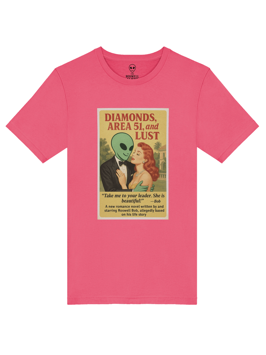Area 51 Romance Novel Roswell Aliens 1950's Retro Poster Unisex T-Shirt product image (46)