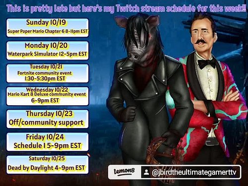 https://www.twitch.tv/jbirdtheultimategamer 
https://linktr.ee/jbirdtheultimategamer
#fyp #twitch #deadbydaylight #fortnite #...