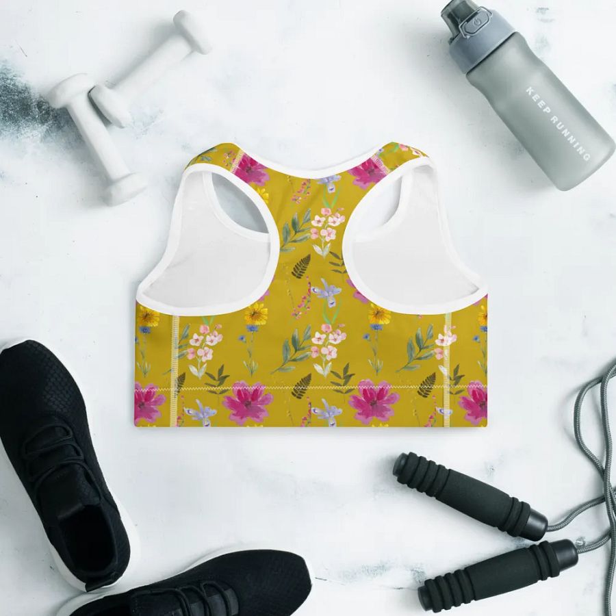 Blossom Bliss Padded Sports Bra product image (9)