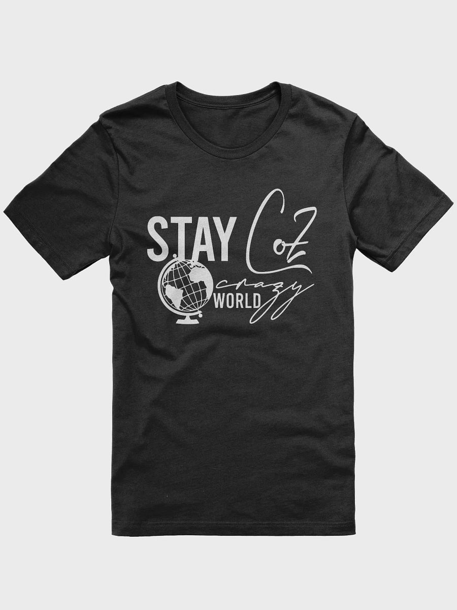 Stay CoZ Crazy World White Font product image (1)