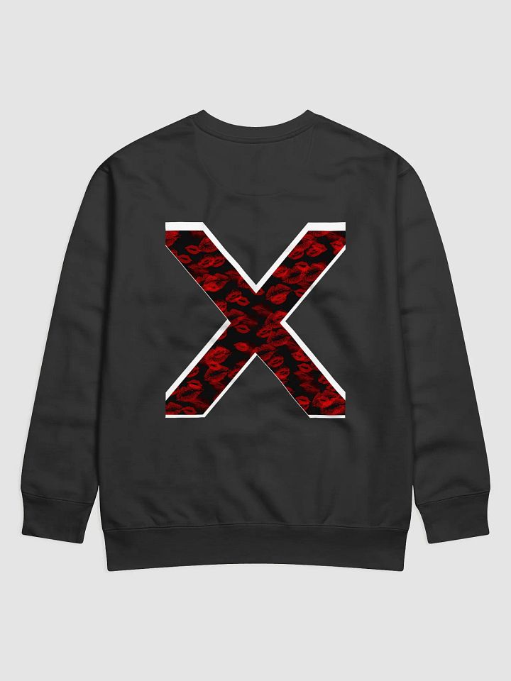 Black X Red Lipstick Kisses Crewneck product image (13)