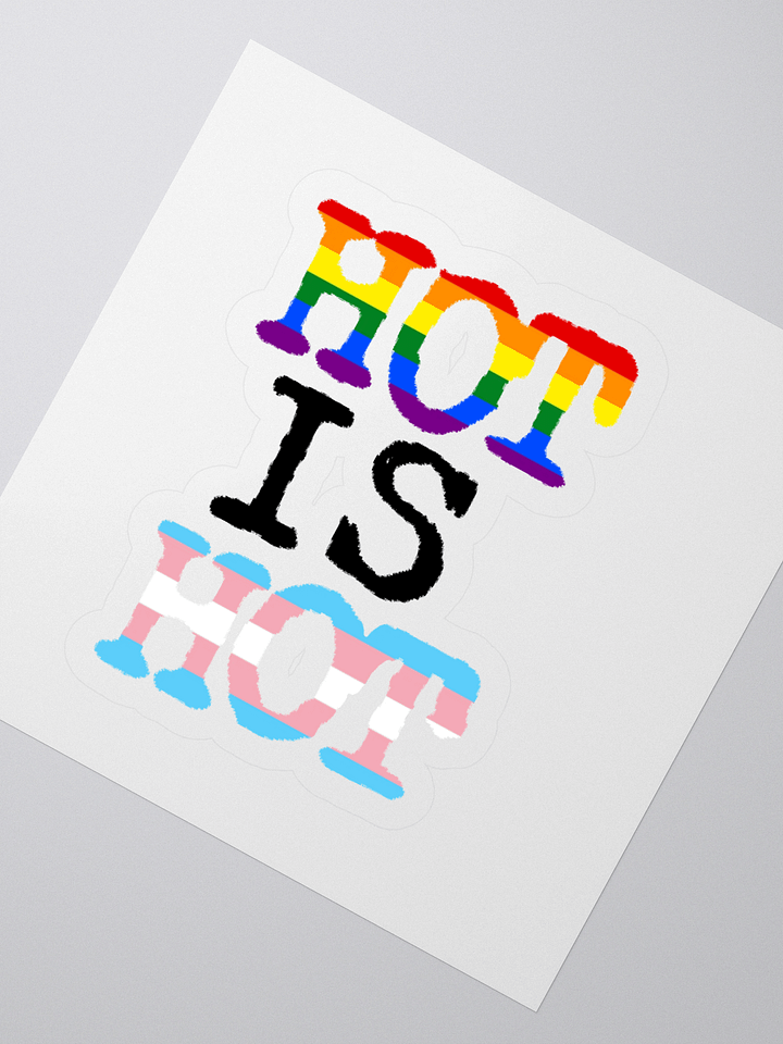 HOT IS HOT STICKER product image (2)