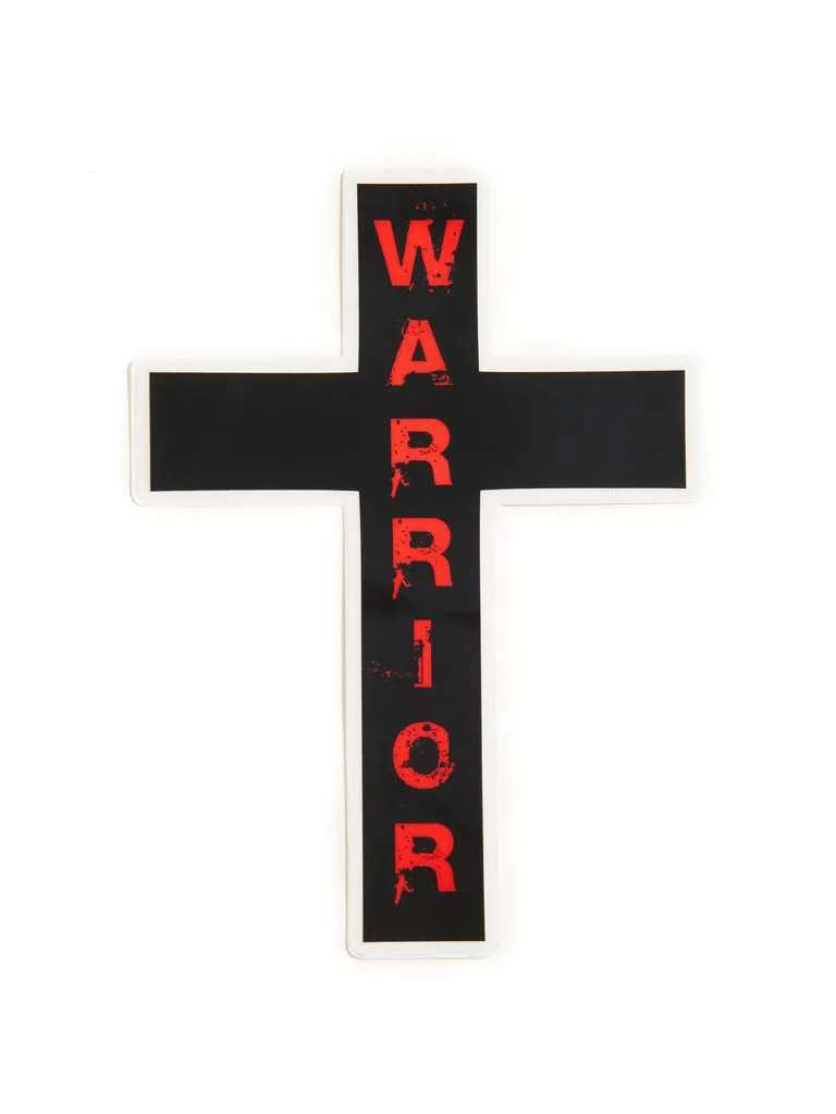 Warrior Cross Outline Sticker product image (1)