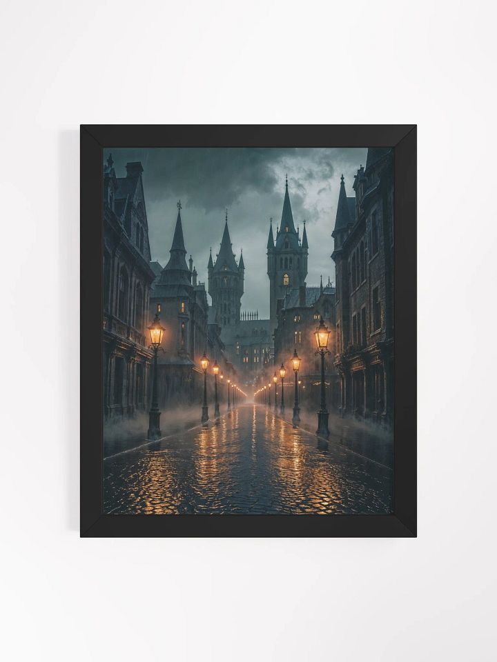 Gothic Rainlit Reverie Framed Print product image (2)