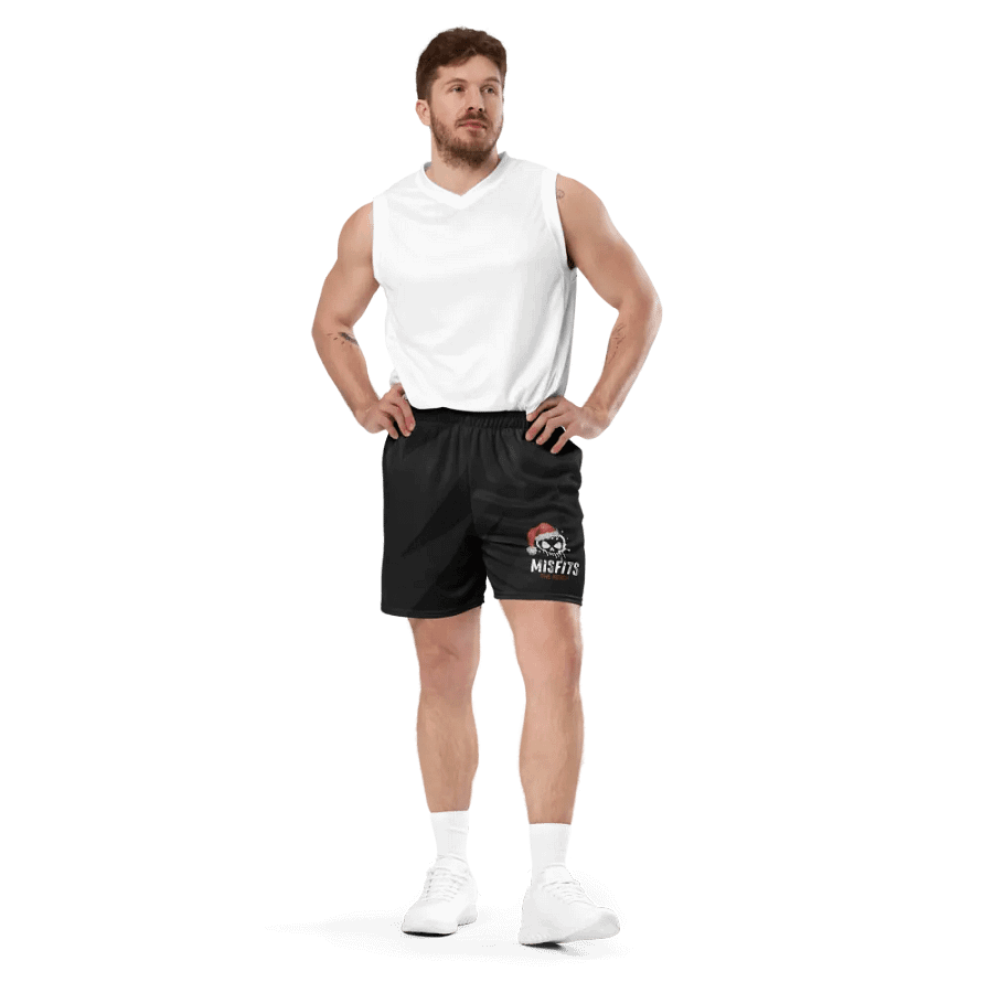 Misfits - Black Mesh Shorts product image (4)