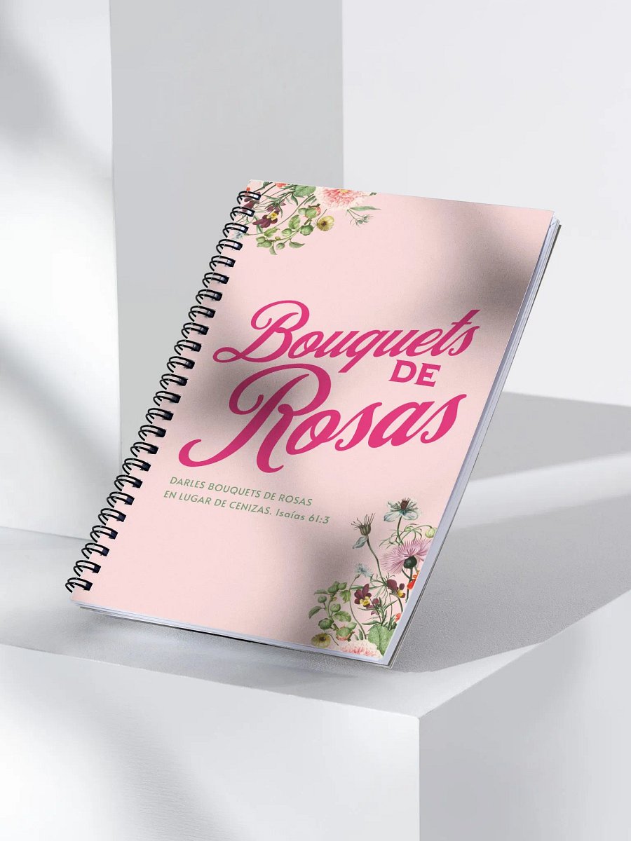 Bouquets de Rosas Spiral Notebook product image (3)