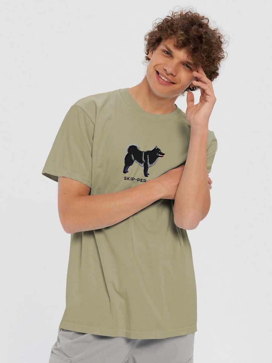 Skip-Per-Key T-Shirt(Embroidered) of a Schipperke product image (13)