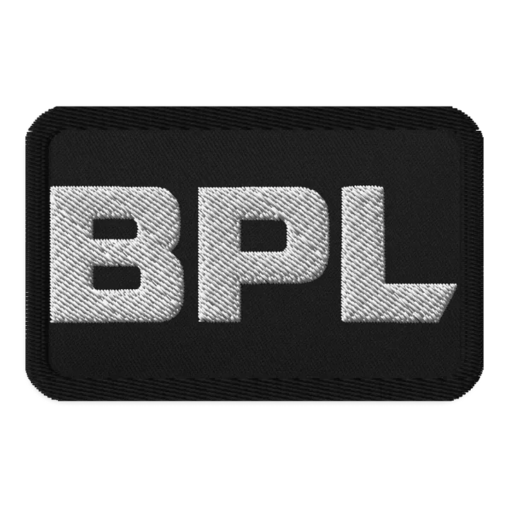 BPL Wordmark Embroidered Patch product image (1)