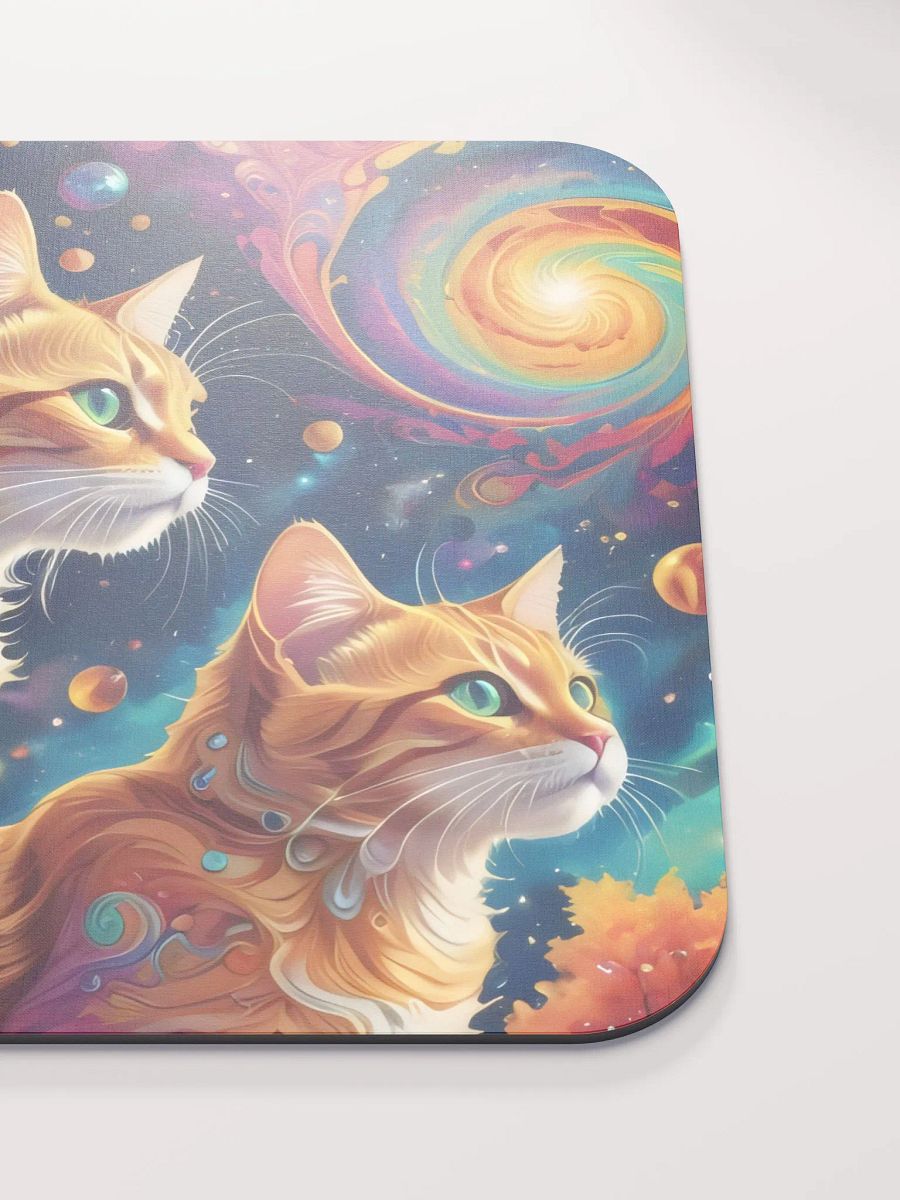 Space Cats Swirl Adventure Mouse Pad product image (6)