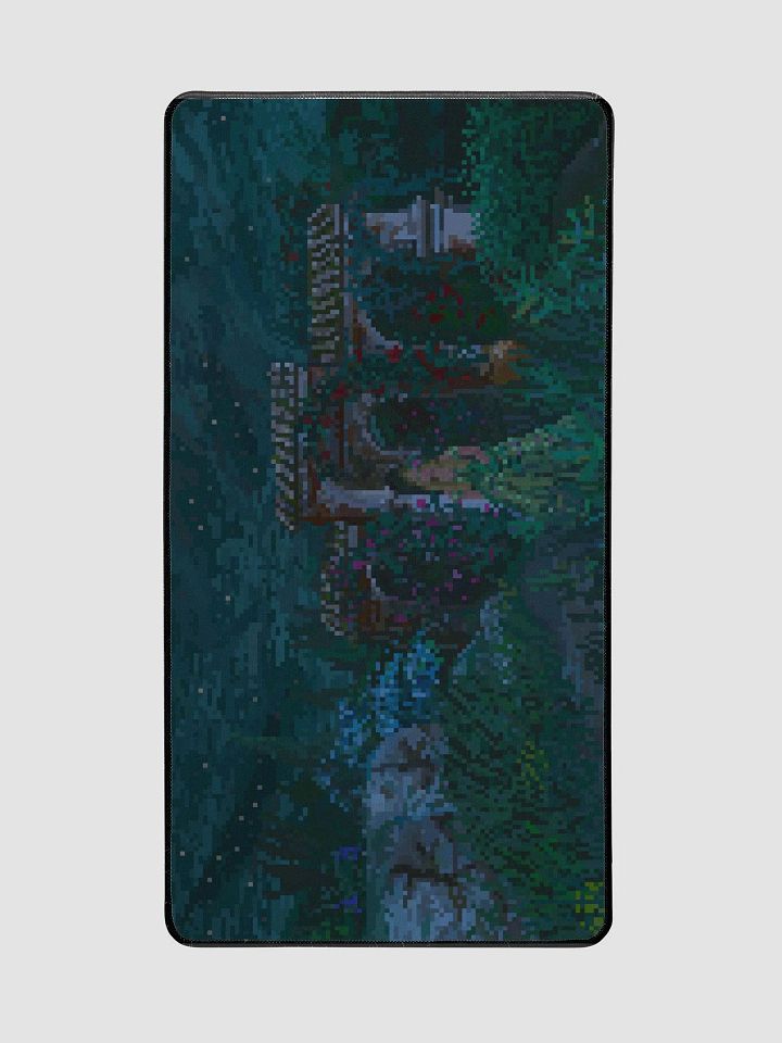 "Maiden in the Green Night" Desk Mat product image (2)