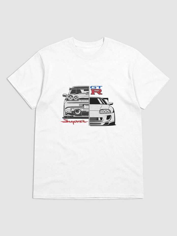 GTR R34 and Toyota Supra T-shirt product image (61)