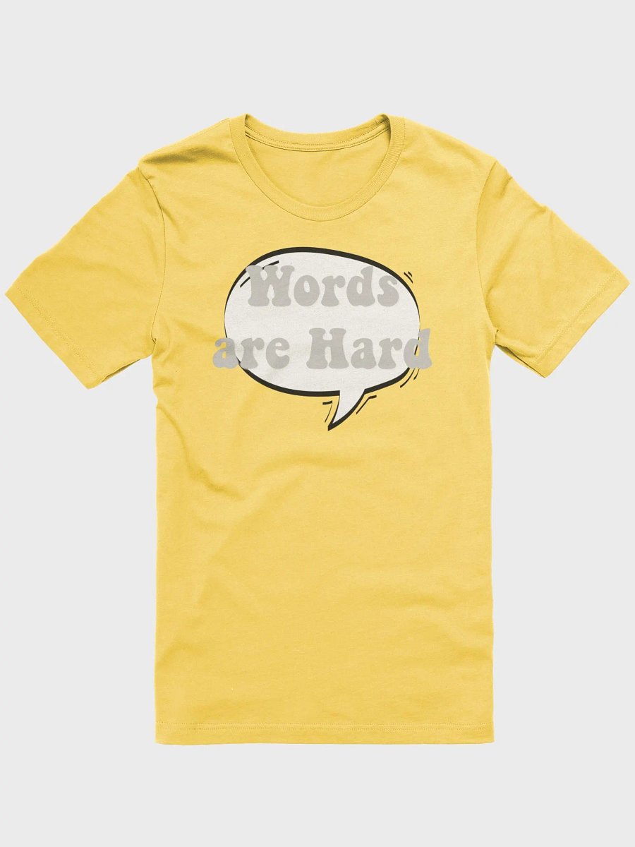 Words are Hard Tee Shirt product image (2)