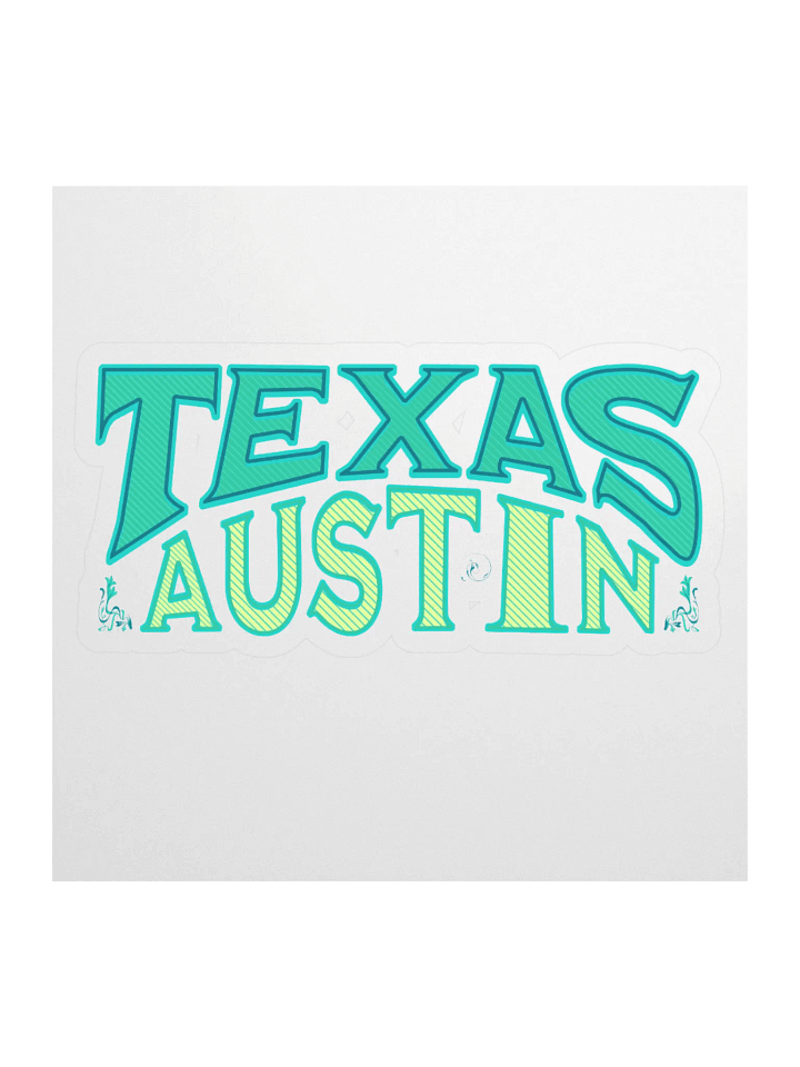 Texan Vibes Austin Sticker product image (1)