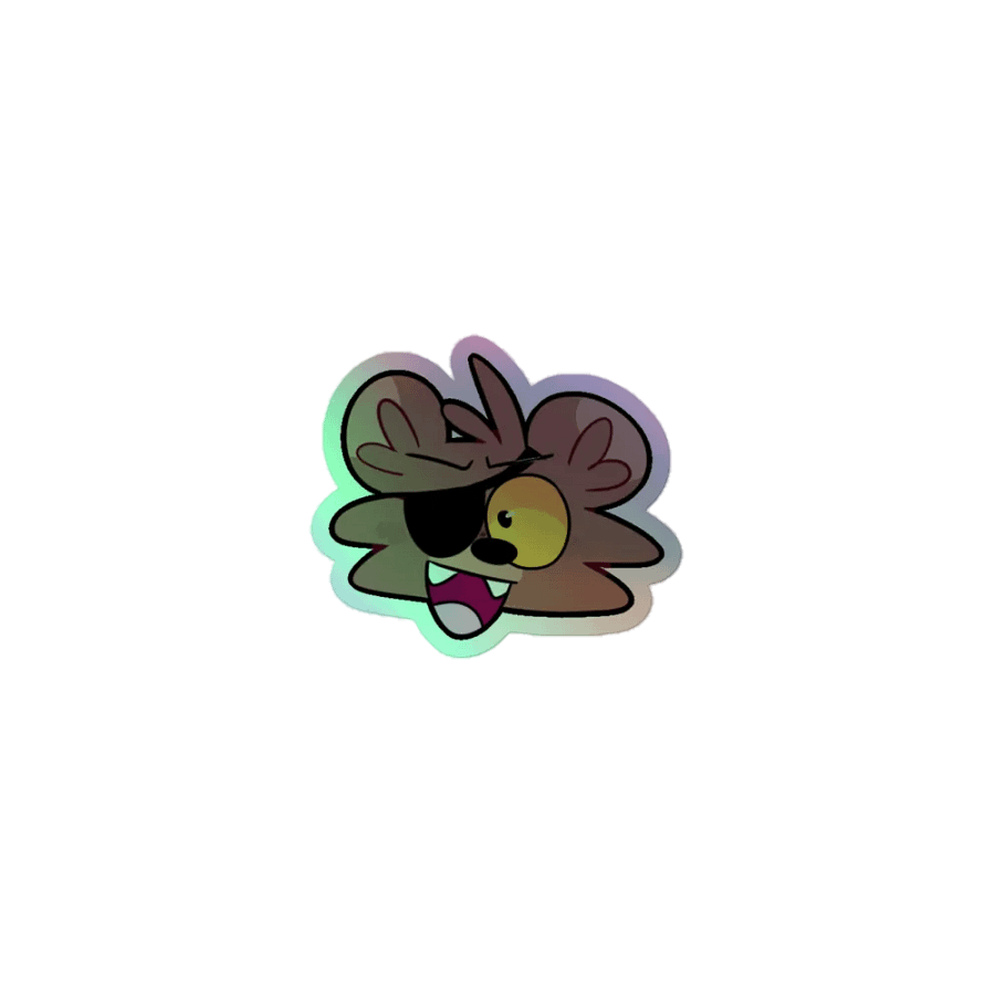 Pirate Holographic Sticker product image (1)