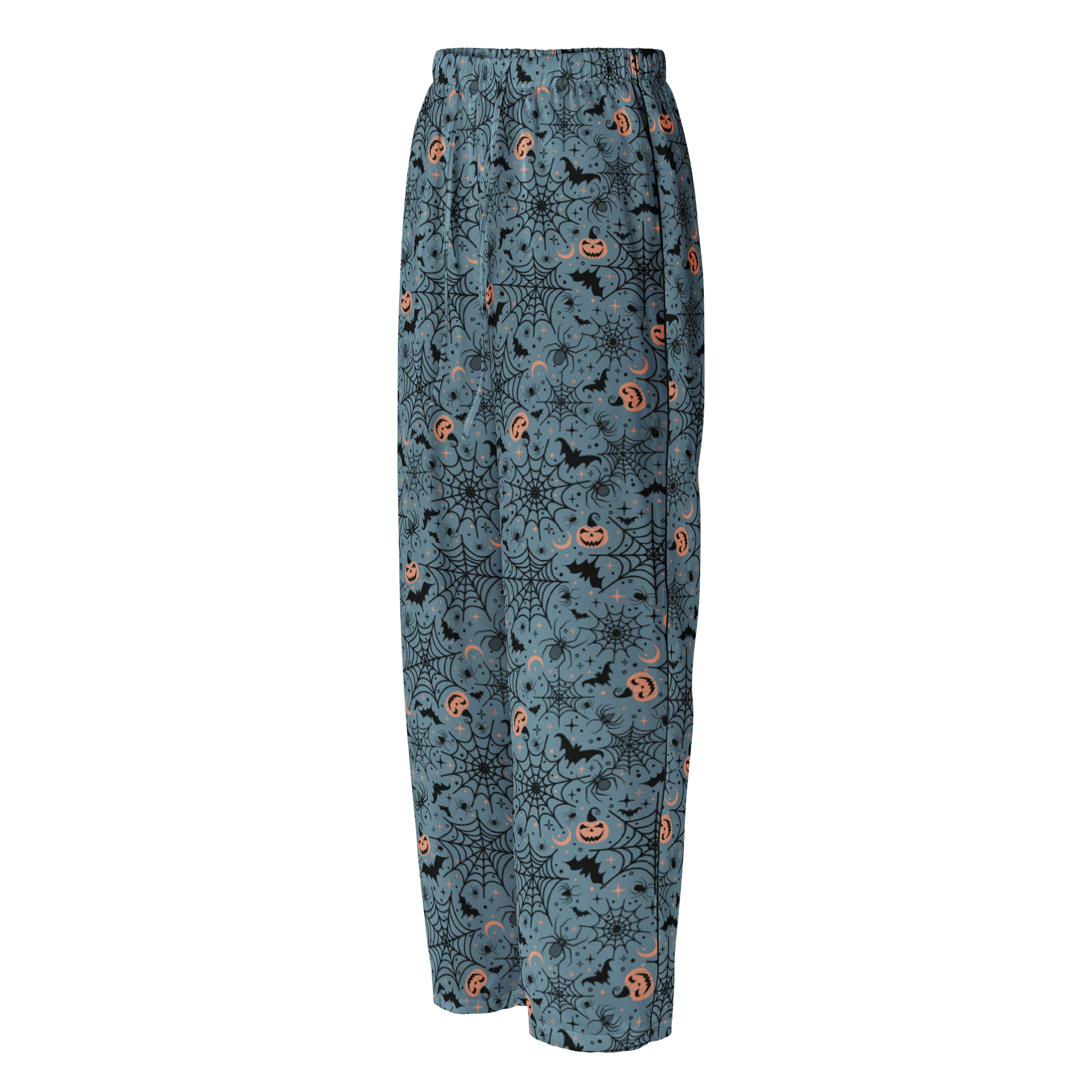 Retro Halloween Pajama Pants in Soft Indigo product image (1)