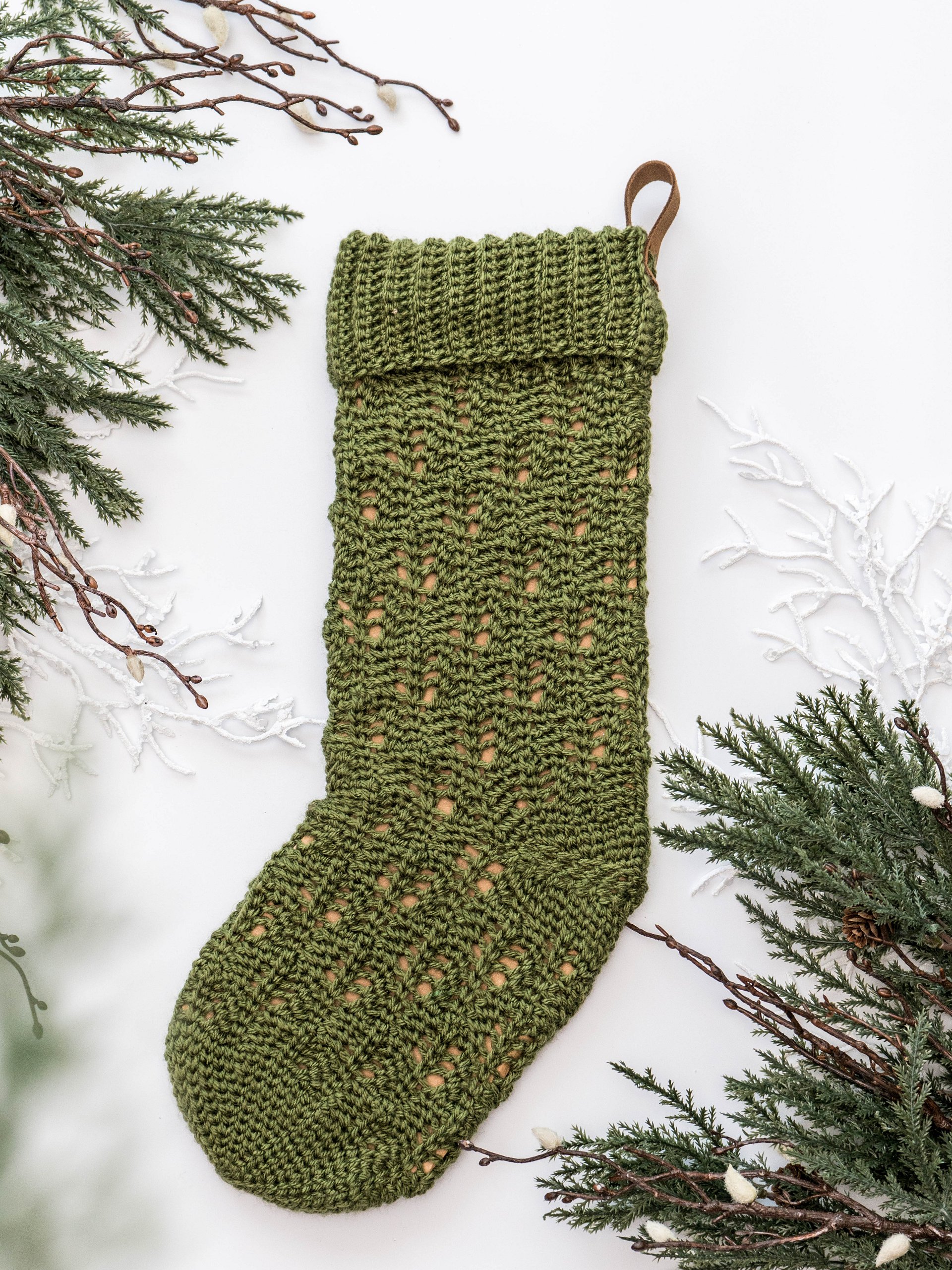 Mistletoe Crochet Stocking Magical Stitches product image (4)