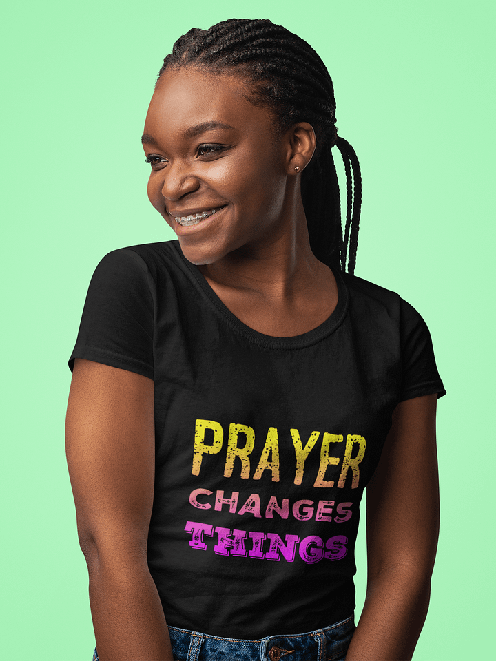 Christian Shirt Prayer Changes Things product image (2)
