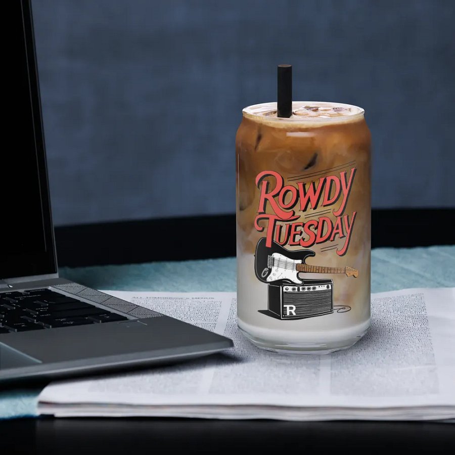 Rowdy Tuesday - Can Shaped Glass product image (33)