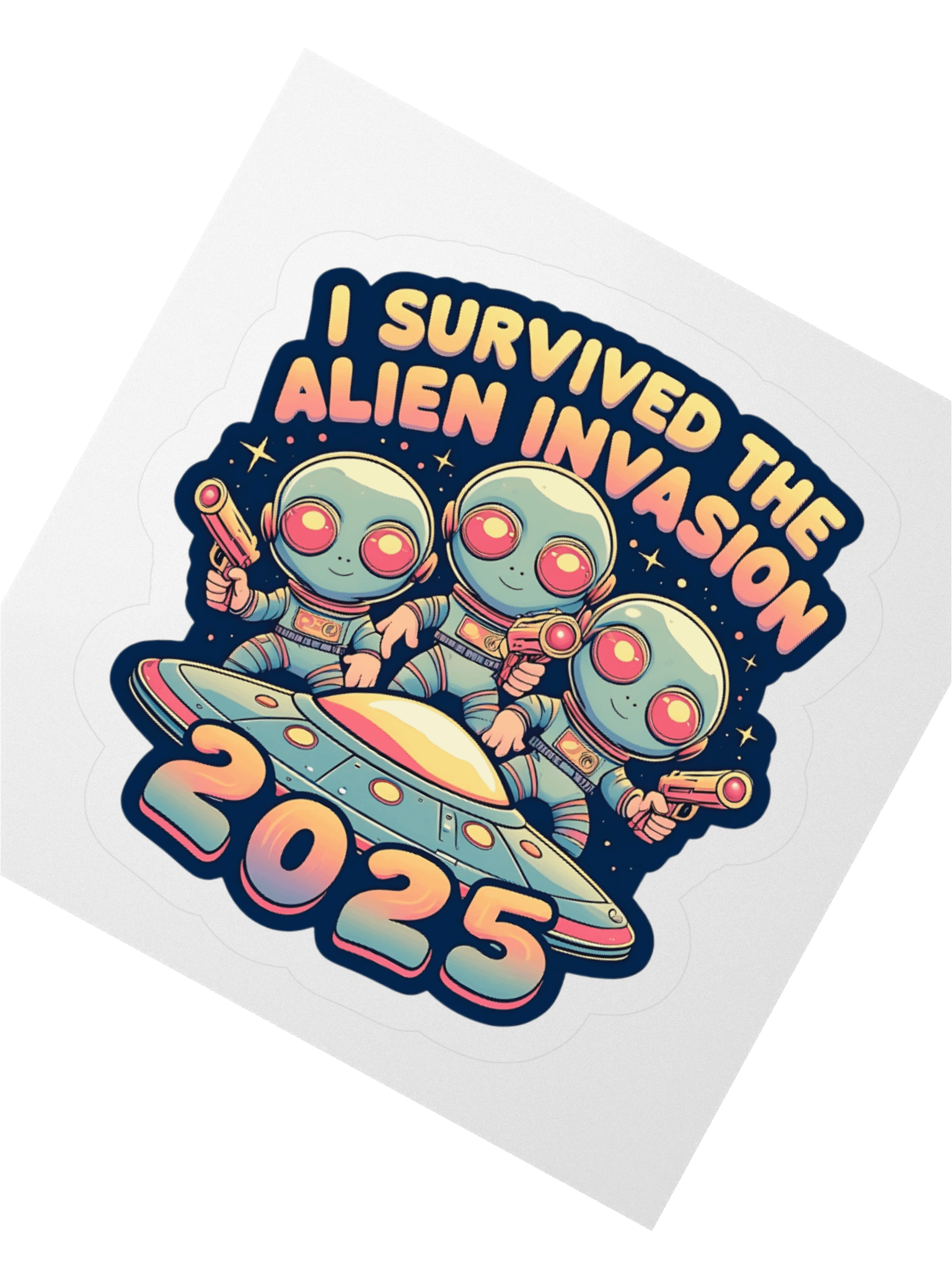 Alien Invasion Survivors Sticker Set product image (5)