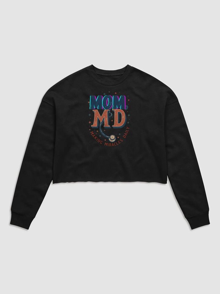 MOM, MD Miracle Maker Retro Crop Sweatshirt product image (1)