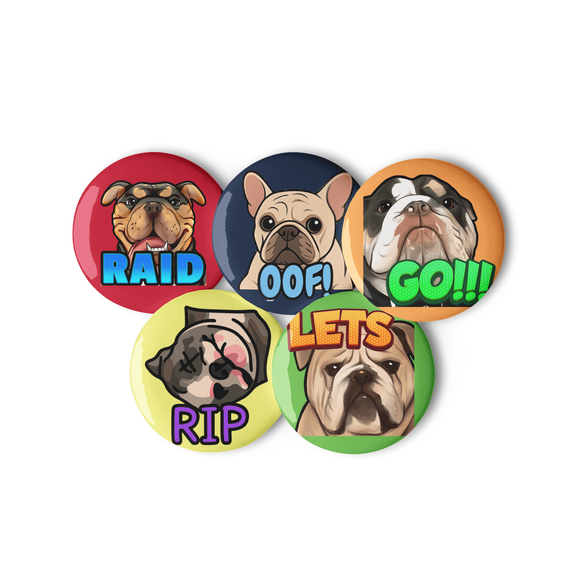 Straightedge Monster Button Pack 2 product image (3)