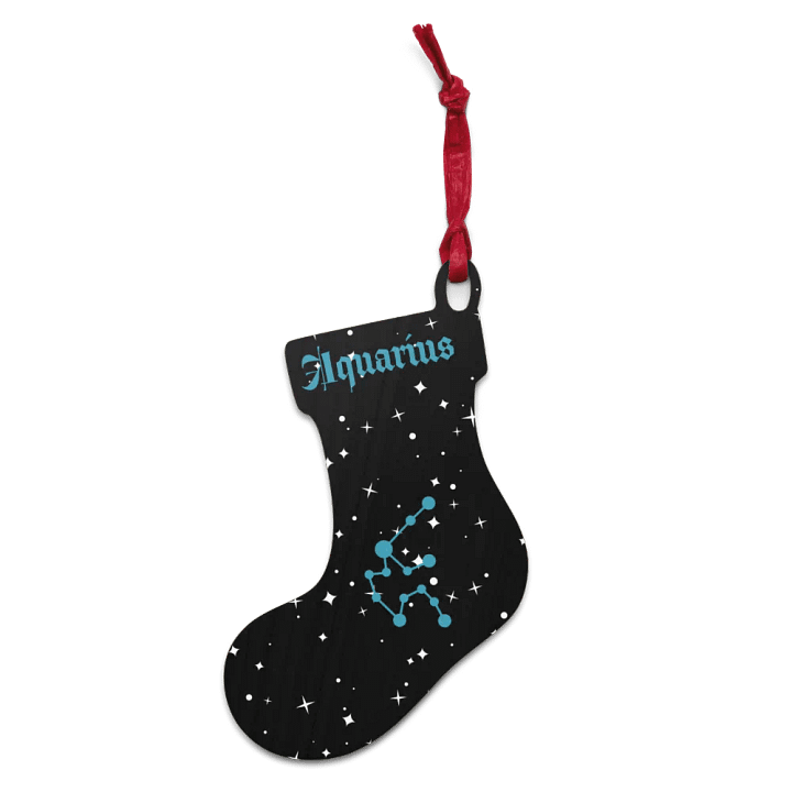 Celestial Aquarius Wooden Ornaments product image (5)