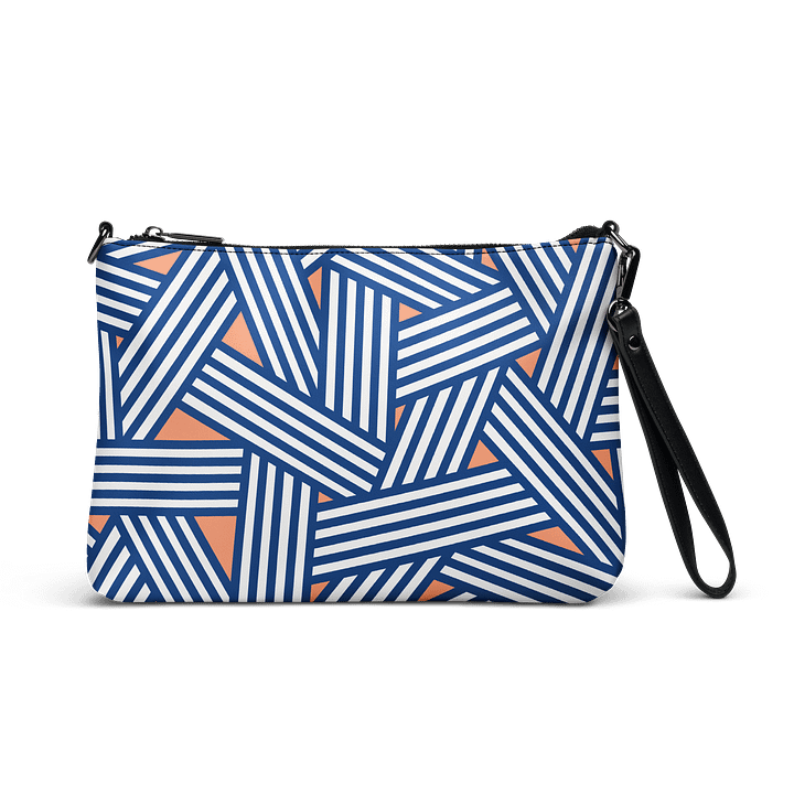 Interlocking Blue Stripes Crossbody Bag product image (1)