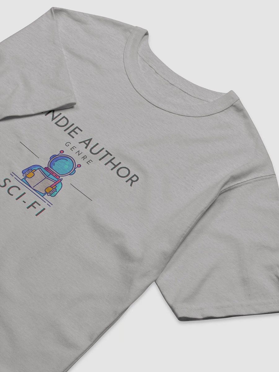 Indie Author Genre Sci-Fi Relaxed Grey T-shirt product image (3)