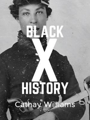 Cathay Williams (b. Sept 1844, Independence, MO) is the only documented woman to serve as a Buffalo Soldier. Born enslaved, she posed as a man named 